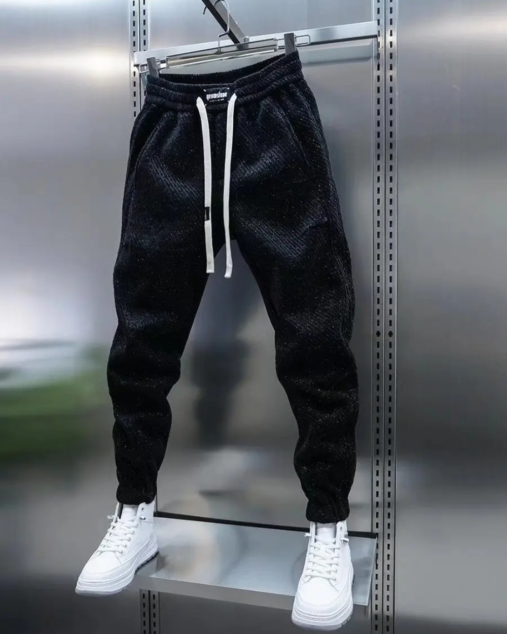 Pantaloni casual con motivo