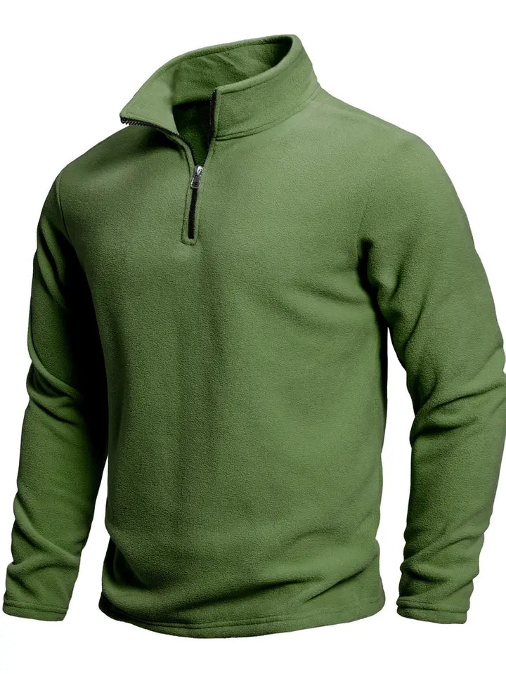 Maglione con zip a maniche lunghe