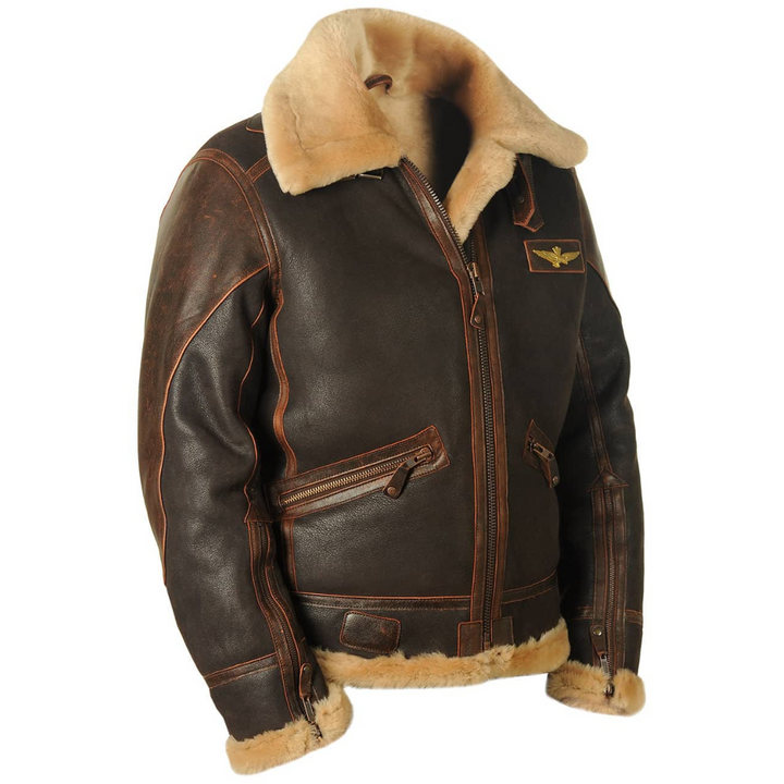 Maverick | Cappotto in pelle elegante