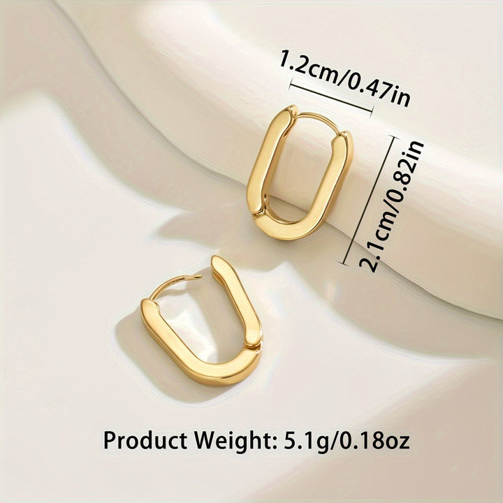 Elle™ | Orecchini Eleganti a Cerchio Geometrici
