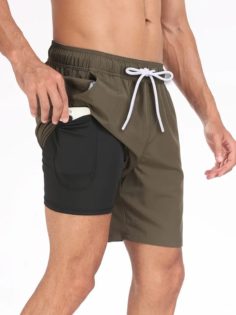 Pantaloncini da bagno con tasche