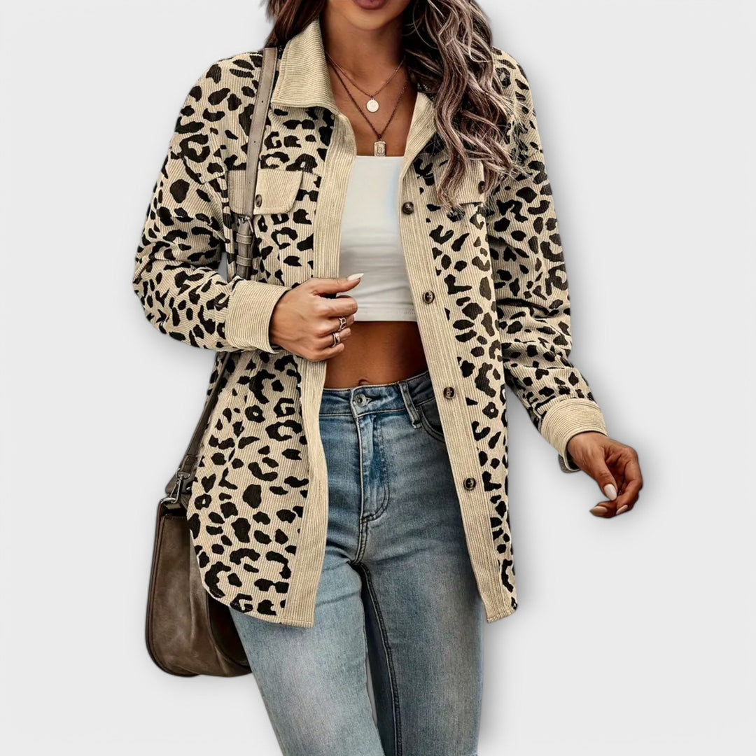 Giacca Camicia Leopardata Aurora