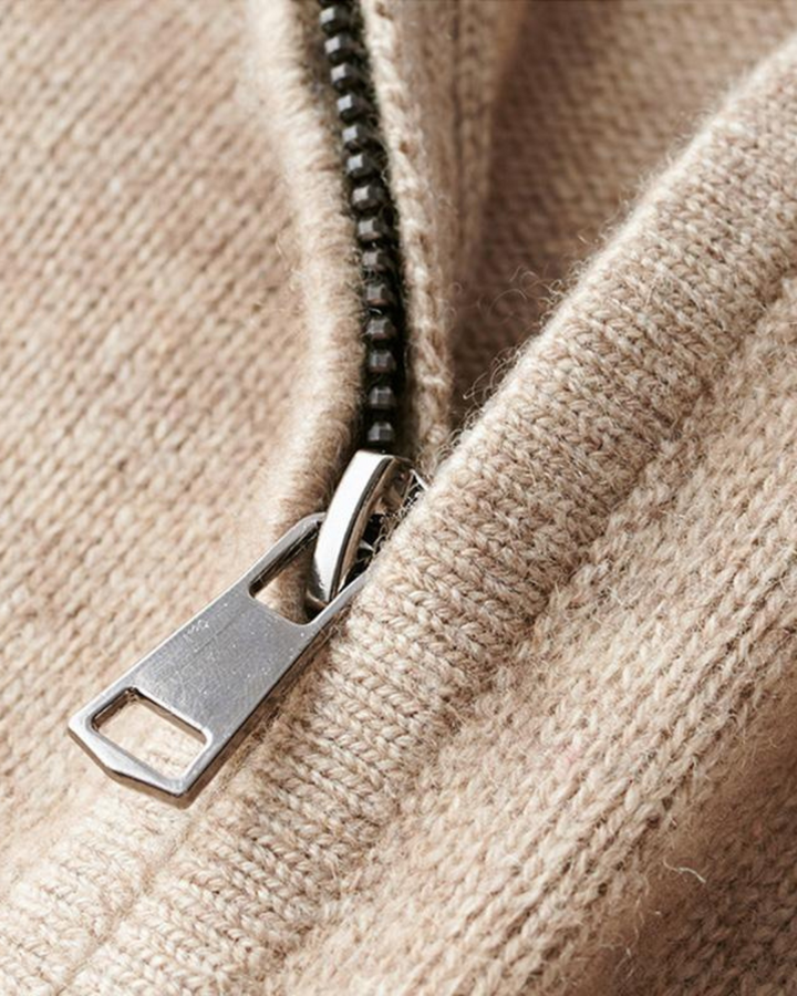 Maglione con zip elegante