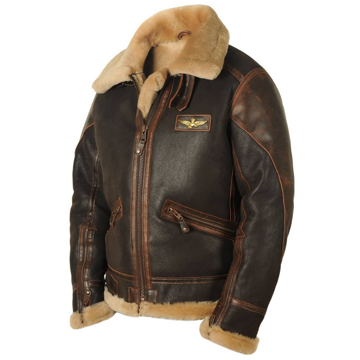 Maverick | Cappotto in pelle elegante
