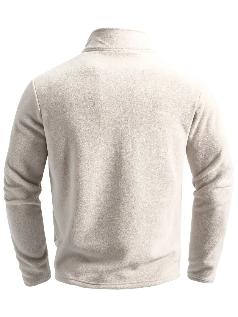 Maglione con zip a maniche lunghe
