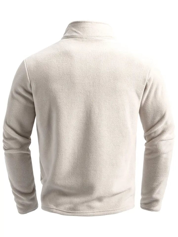Maglione con zip a maniche lunghe