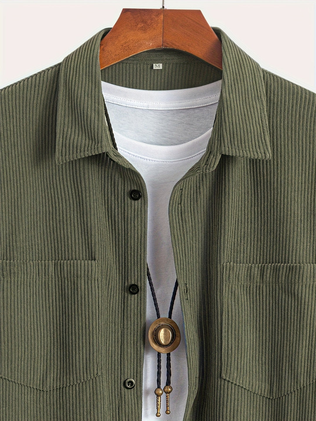 Cardigan casual in velluto a coste