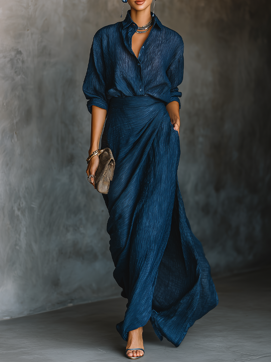 Eleonora | Set di Gonna Lunga e Camicia Elegante