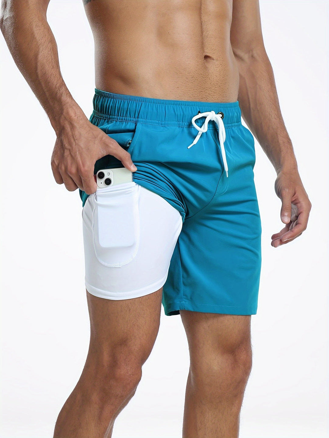 Pantaloncini da bagno con tasche