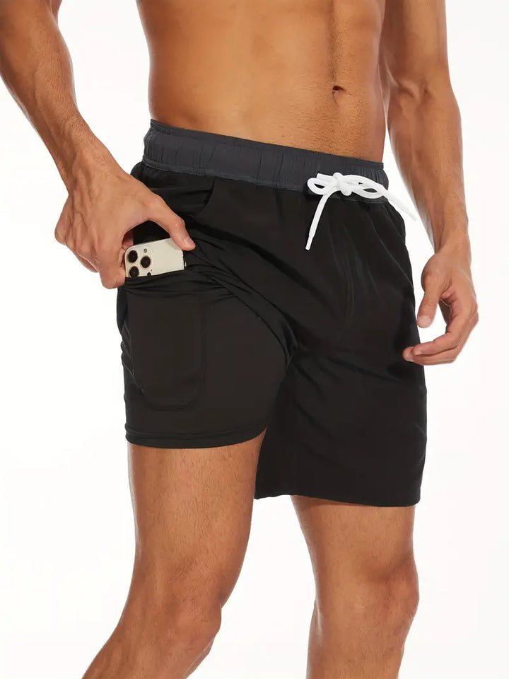 Pantaloncini da bagno con tasche