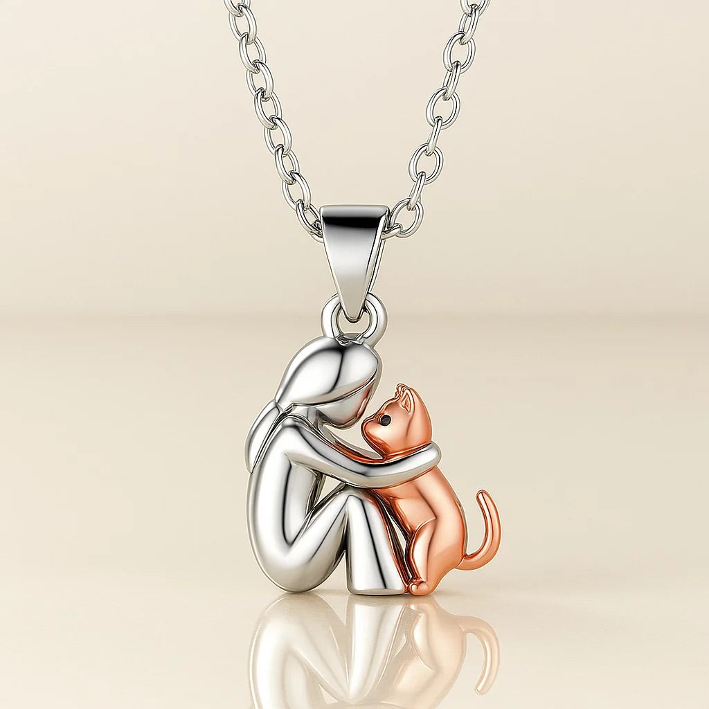 Aria & Lily | Collana Abbraccio con Gatto