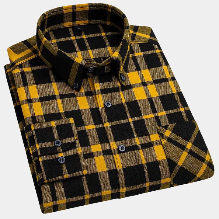 Camicia da uomo a scacchi