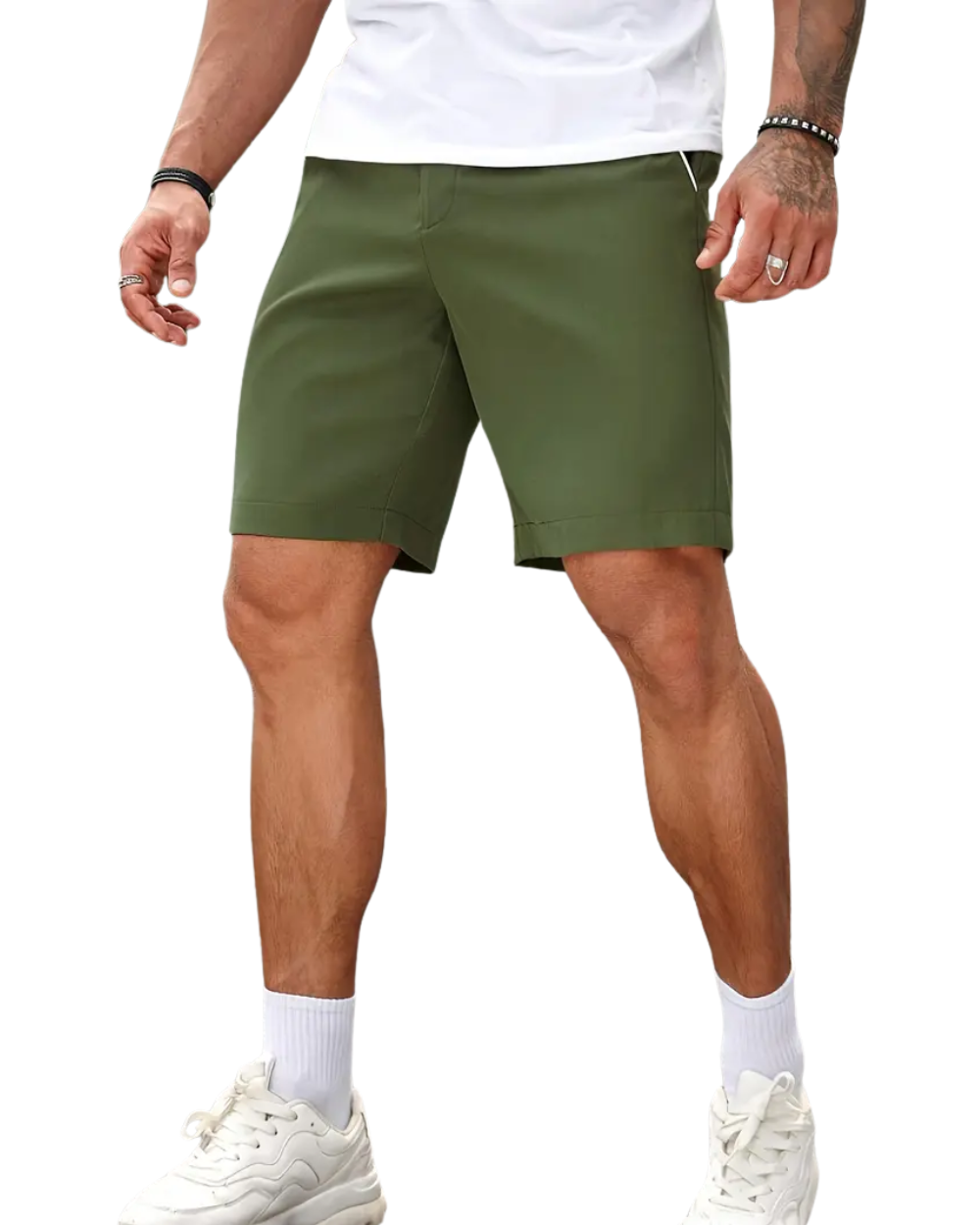Pantaloncini stretch chic