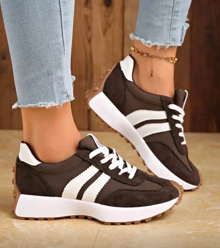 Élina Beige leopard | Sneakers