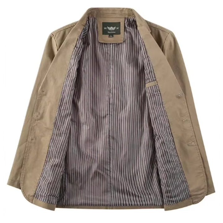 Blazer di cotone chic