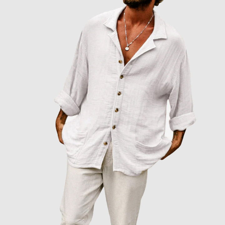 Camicia in lino Palm Springs