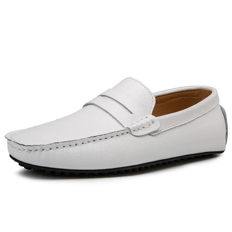 Mocassini estivi in pelle casual
