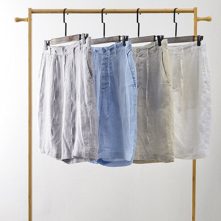 Pantaloncini di lino di alta qualità
