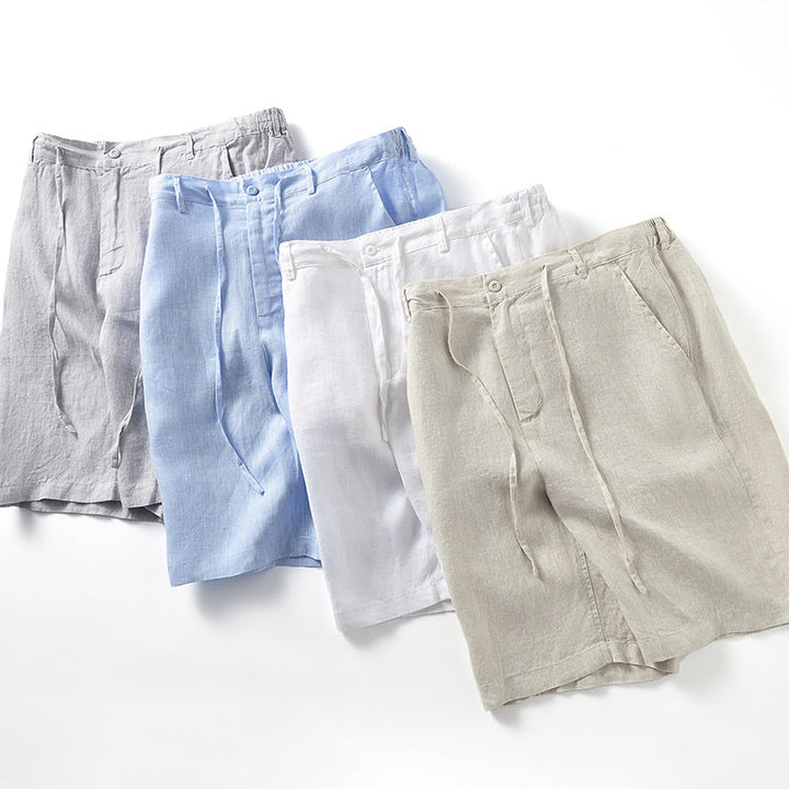 Pantaloncini di lino di alta qualità
