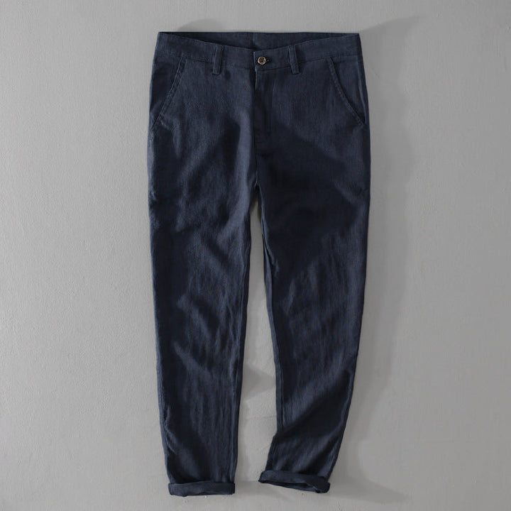 Pantaloni di lino premium