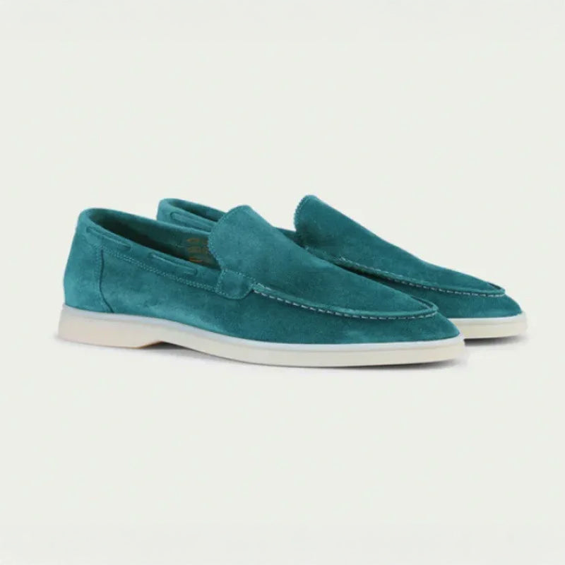 Mocassini in pelle scamosciata premium