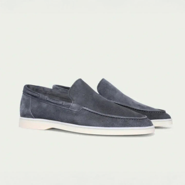 Mocassini in pelle scamosciata premium