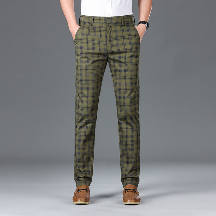 Pantaloni business a quadri
