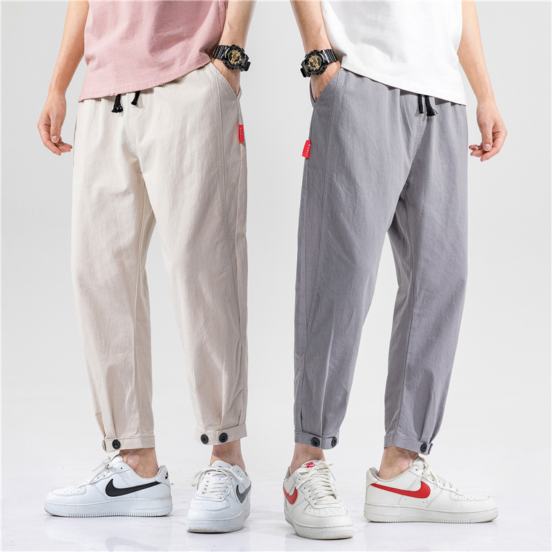 Pantaloni di lino eleganti