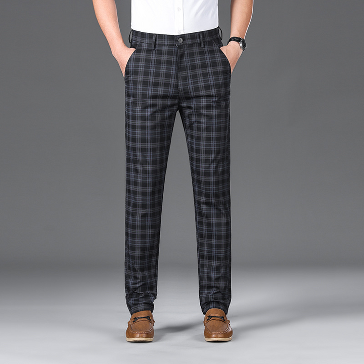 Pantaloni business a quadri
