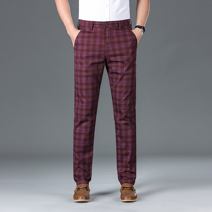 Pantaloni business a quadri