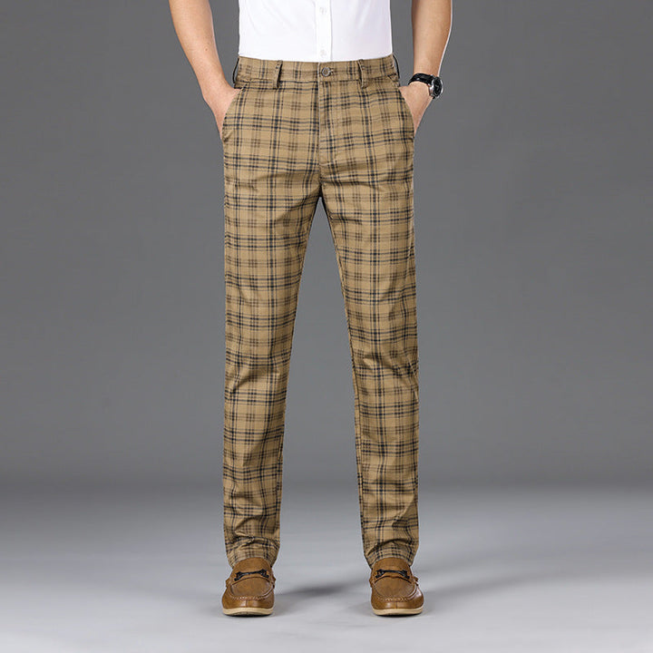 Pantaloni business a quadri