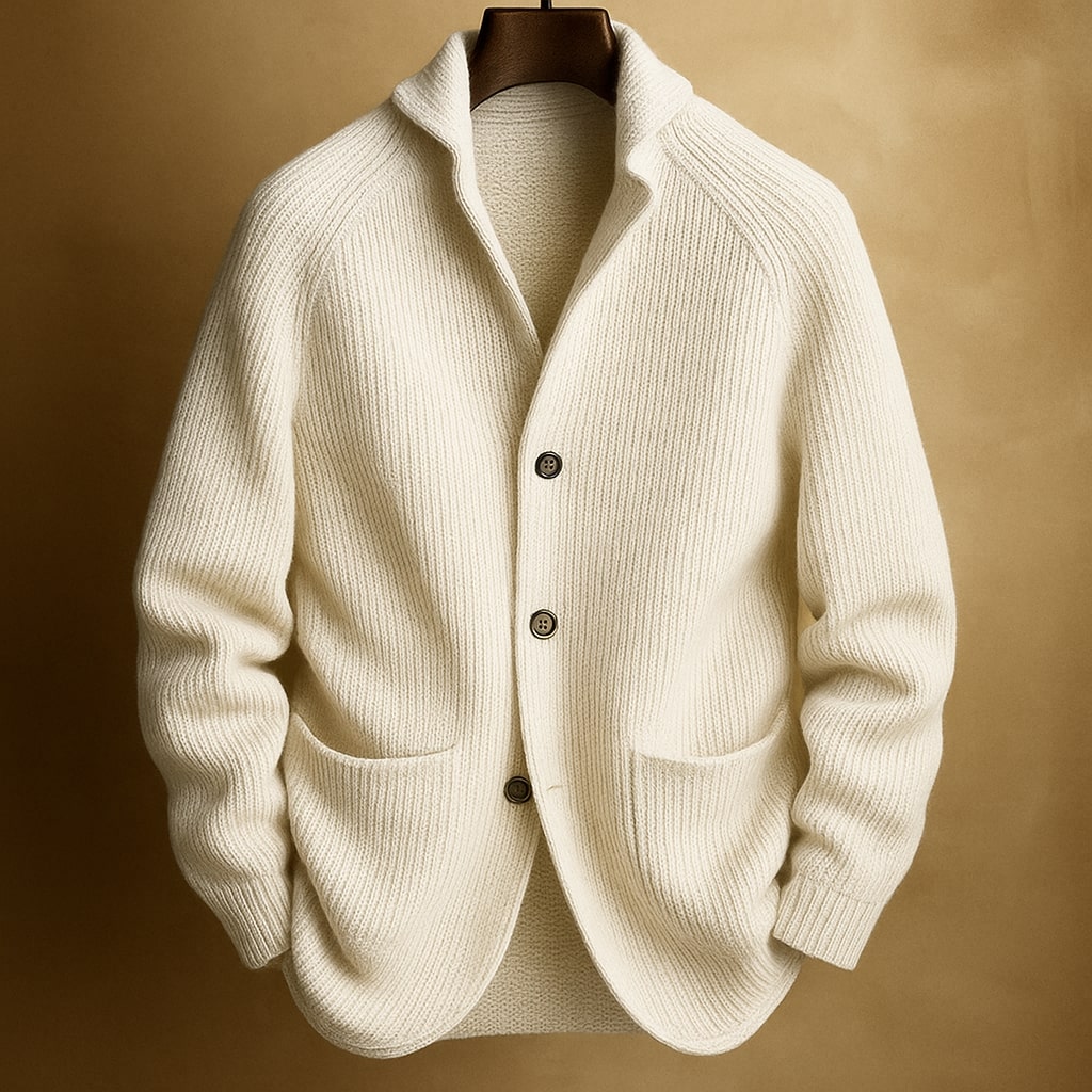 Cardigan elegante lavorato a maglia