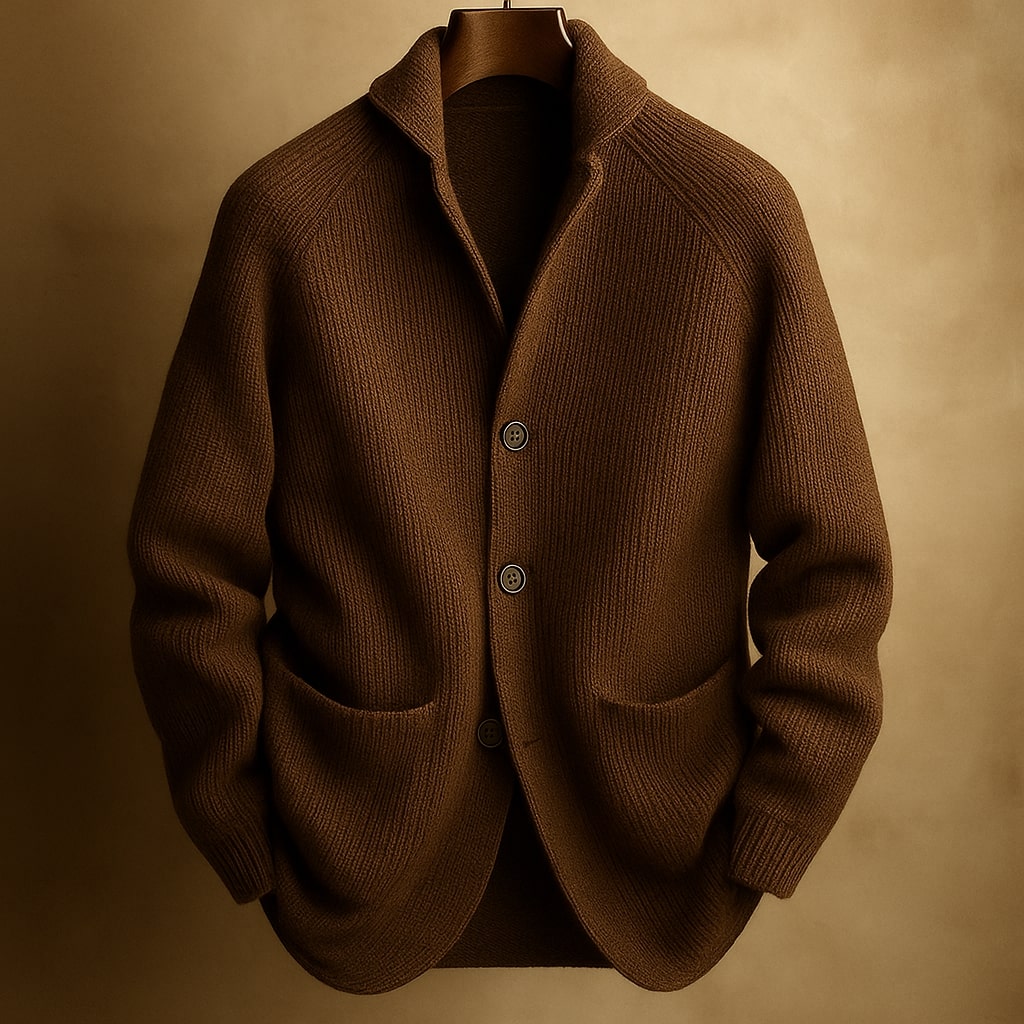 Cardigan elegante lavorato a maglia