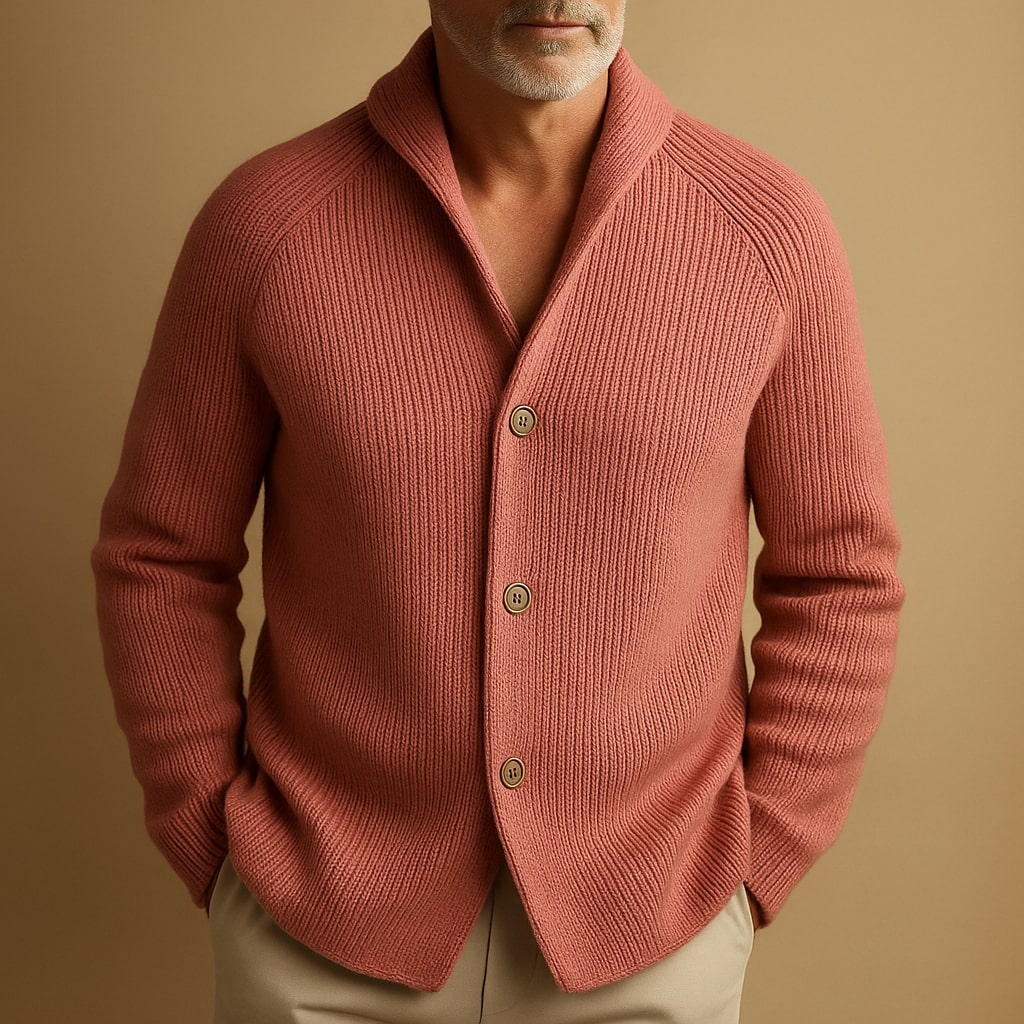 Cardigan elegante lavorato a maglia