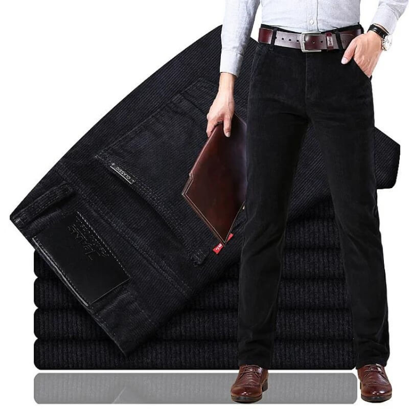 Pantaloni eleganti in velluto a coste