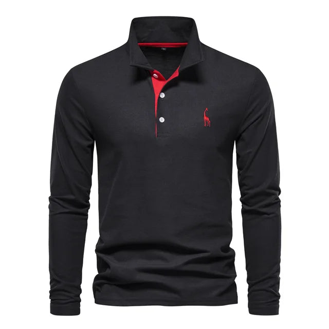 Audren | polo elegante a maniche lunghe