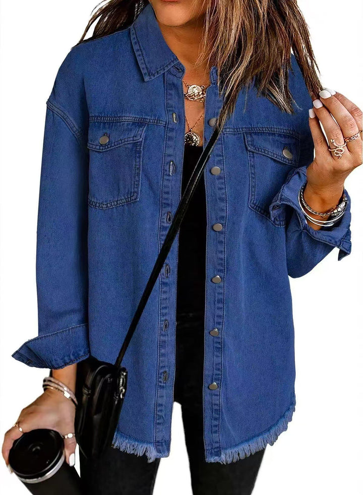 Katja | Giacca di Jeans Classica per Tutti i Giorni