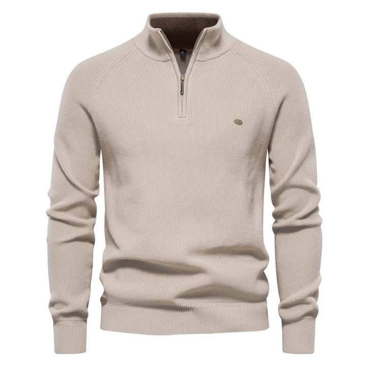Maglione con zip di lusso