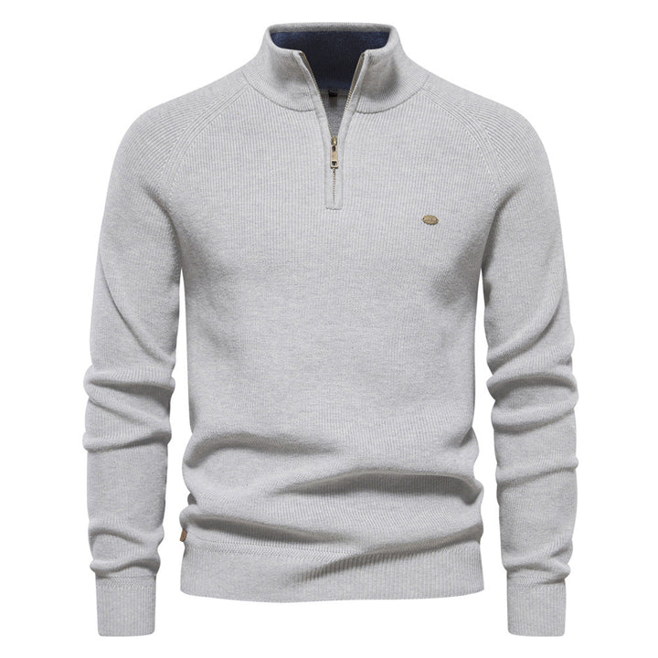 Maglione con zip di lusso