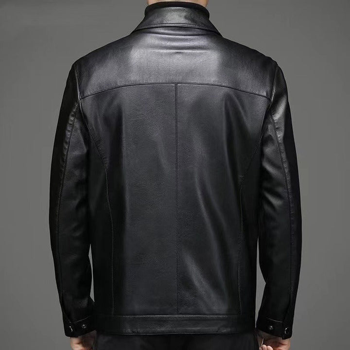 Giacca di pelle casual