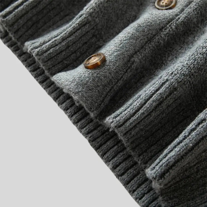 Cardigan in lana jacquard