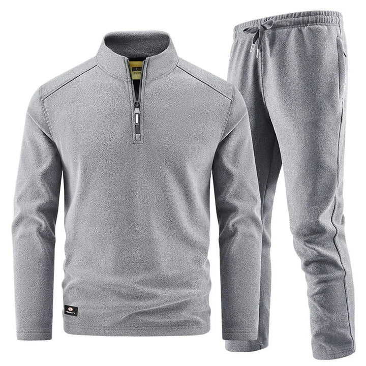 Elegante set di maglioni con zip da uomo