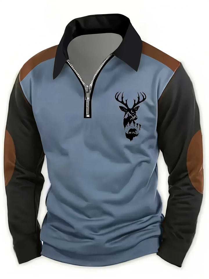 Maglione con zip vintage