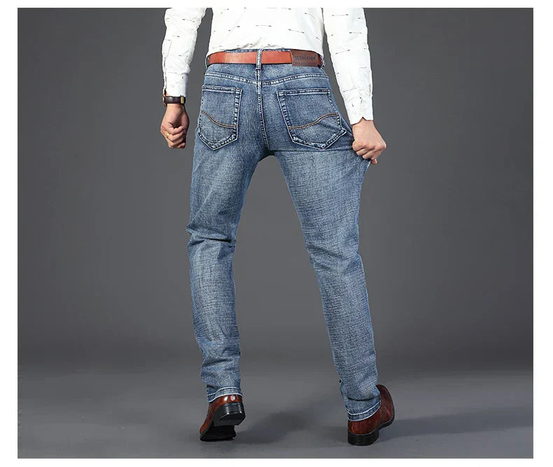 Jeans business in denim