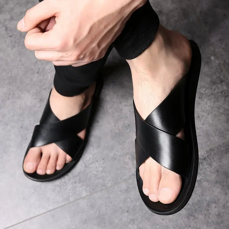 Sandali eleganti in pelle