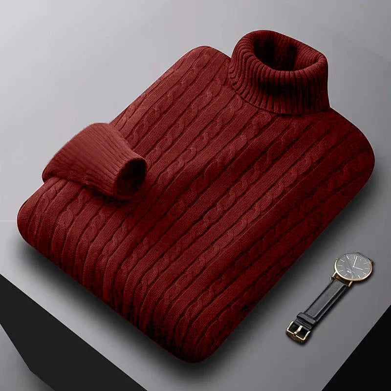 Maglia a collo alto da uomo premium
