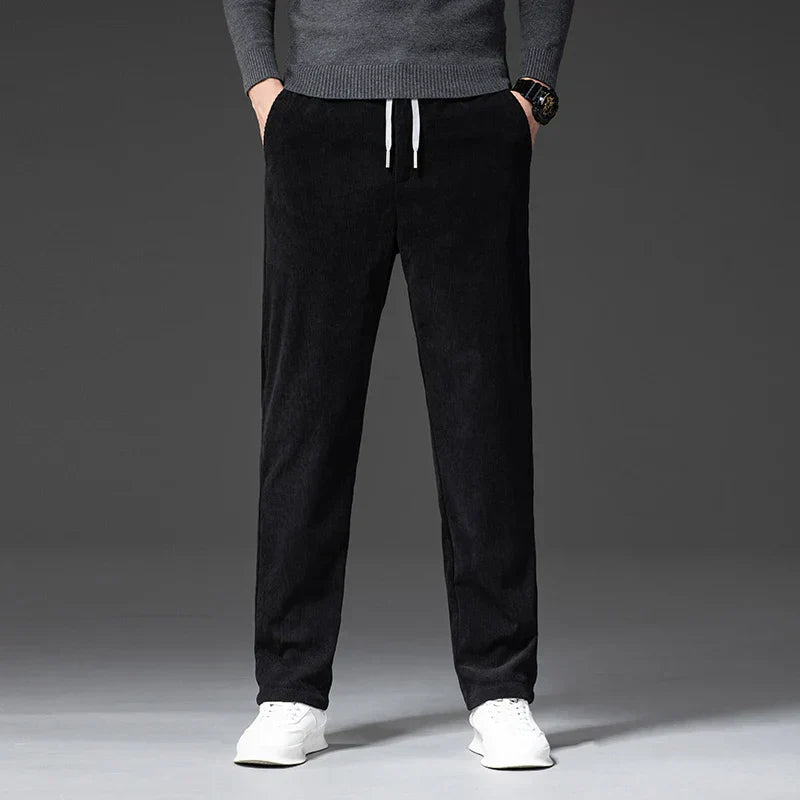 Pantaloni eleganti in velluto a coste