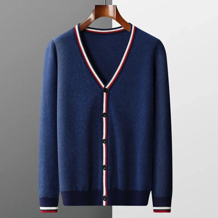 Cardigan in lana merino