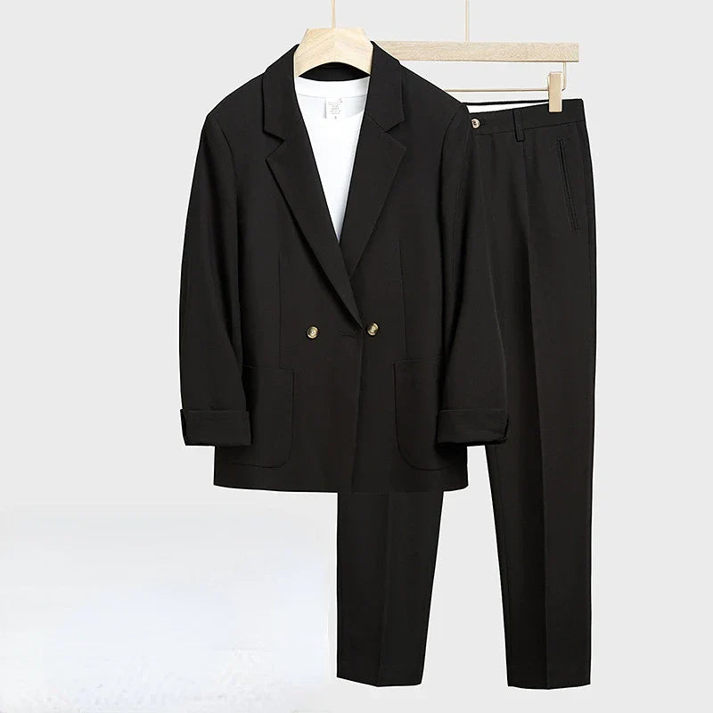 Elegante set da uomo loose fit