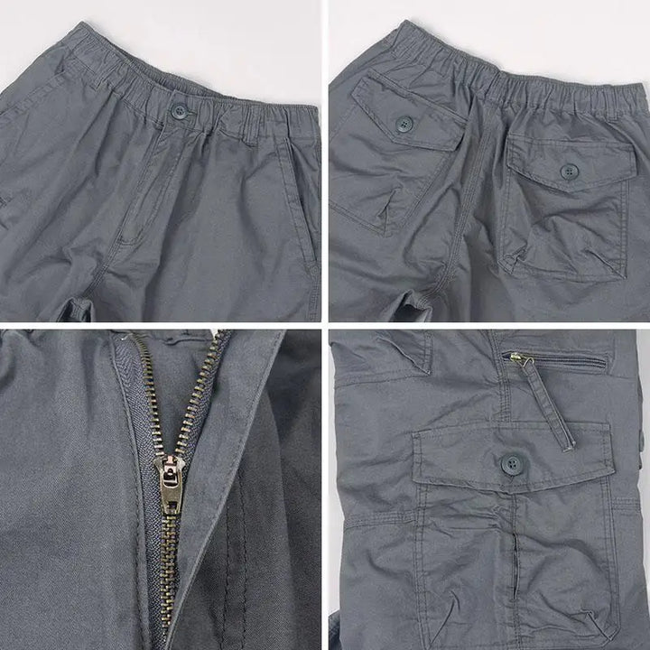 Pantaloncini lunghi in cotone Cargo